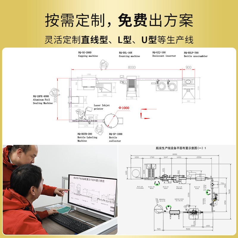 RQ-Line-16C数粒瓶装生产线